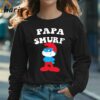 Logo Papa Smurf Joke Gift T shirt 3 Long sleeve shirt