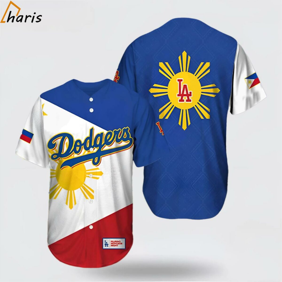 Los Angeles Dodgers Filipino Heritage Night Baseball Jersey 1 jersey