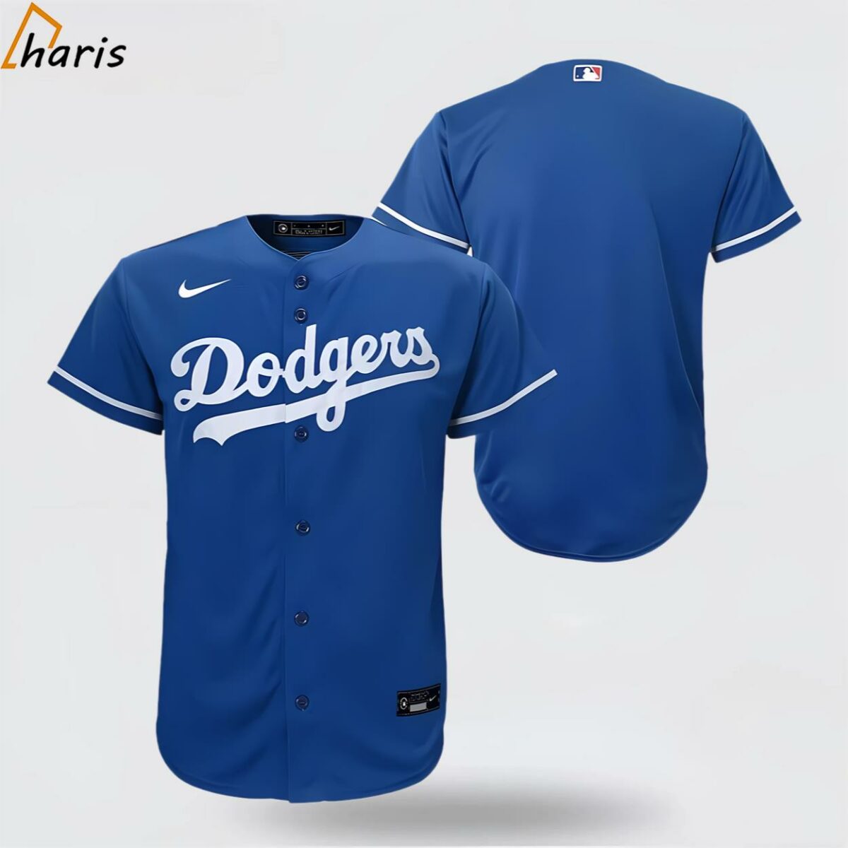 Los Angeles Dodgers Nike Official Replica Alternate Jersey Bright Royal 1 jersey