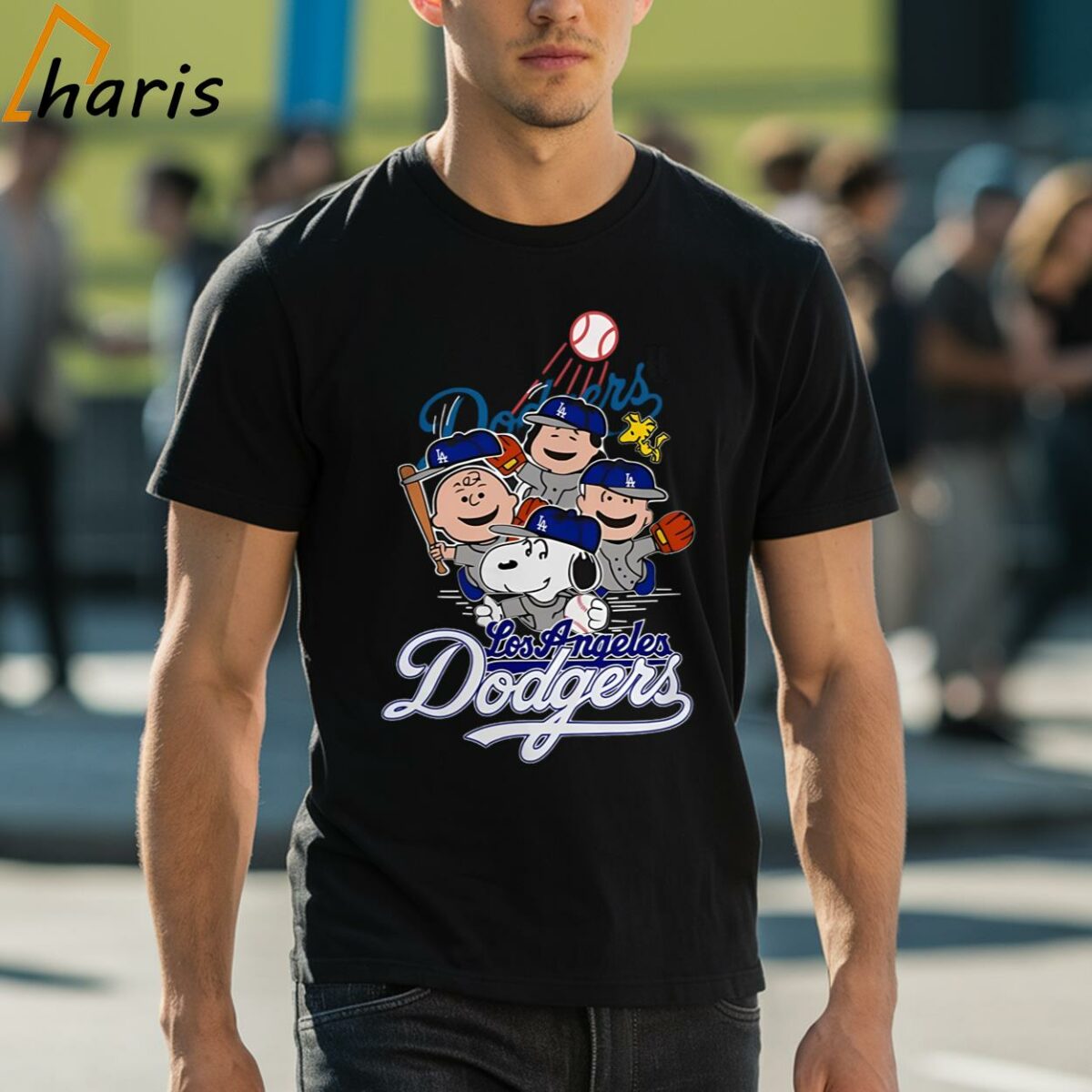 Los Angeles Dodgers Snoopy Charlie Brown Woodstock The Peanuts Baseball Shirts 1 shirt