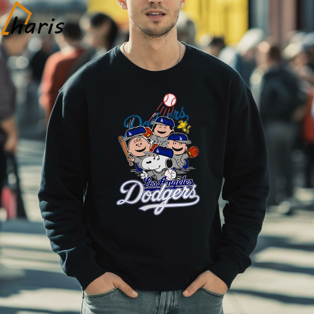 Los Angeles Dodgers Snoopy Charlie Brown Woodstock The Peanuts Baseball Shirts 5 sweatshirt