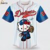 Los Angeles Dodgers Special Hello Kitty MLB Custom Name Number Baseball Jersey 1 jersey