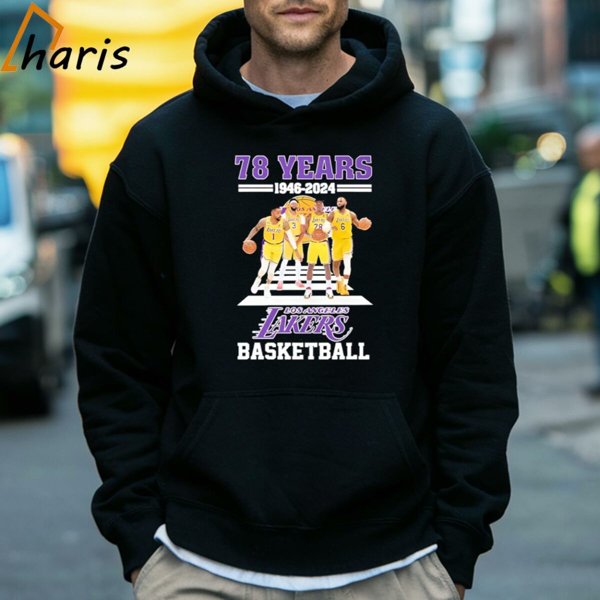 Los Angeles Lakers 78 Years Of The Memories And Achievements 1946 2024 T Shirt 5 Hoodie
