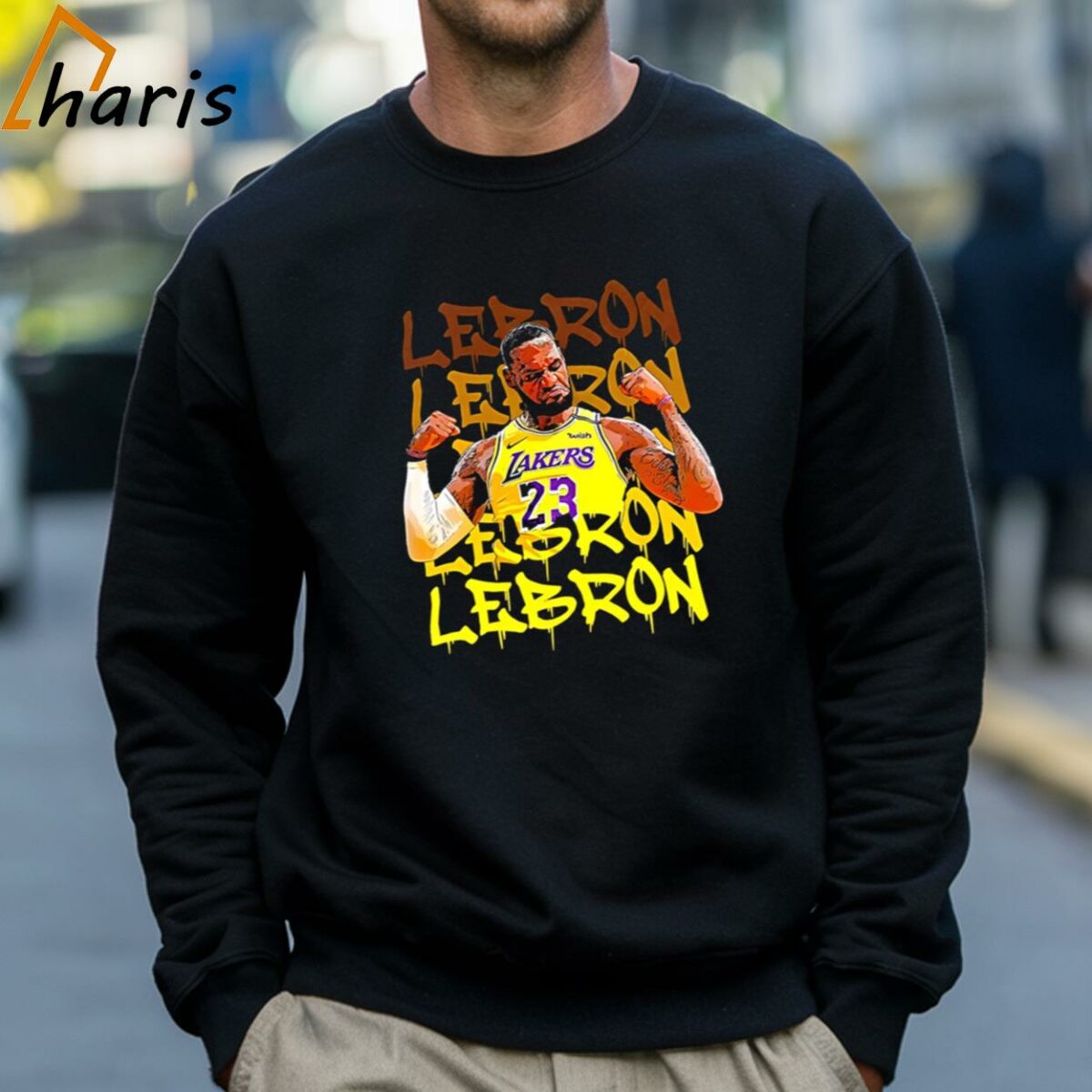 Los Angeles Lakers LeBron James 23 Strong Shirt 4 Sweatshirt