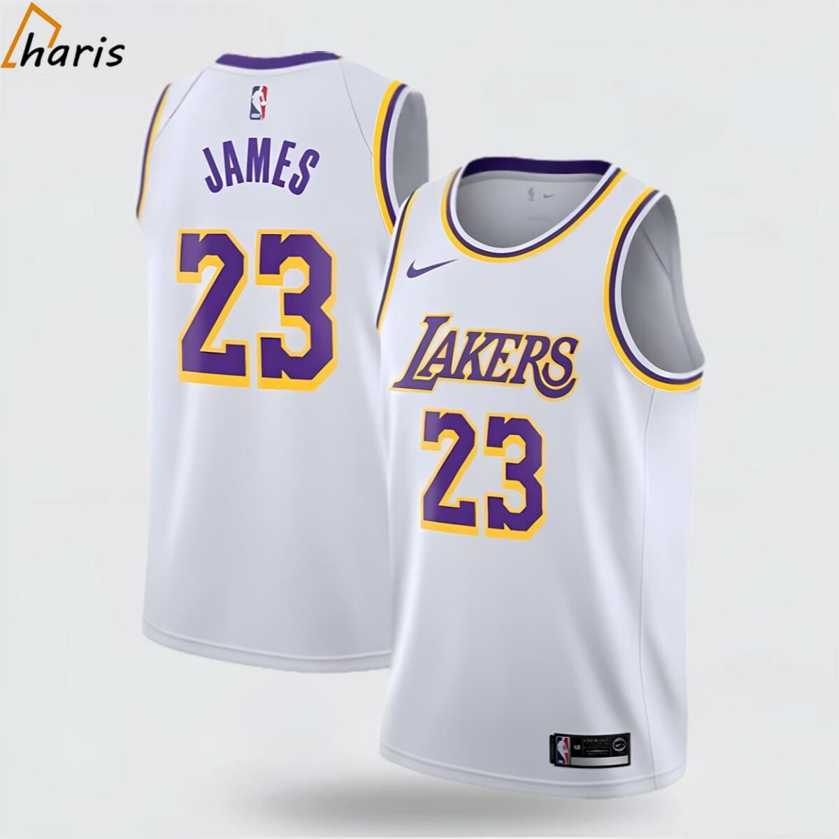 Los Angeles Lakers LeBron James Nike Association Edition Swingman Jersey 1 jersey