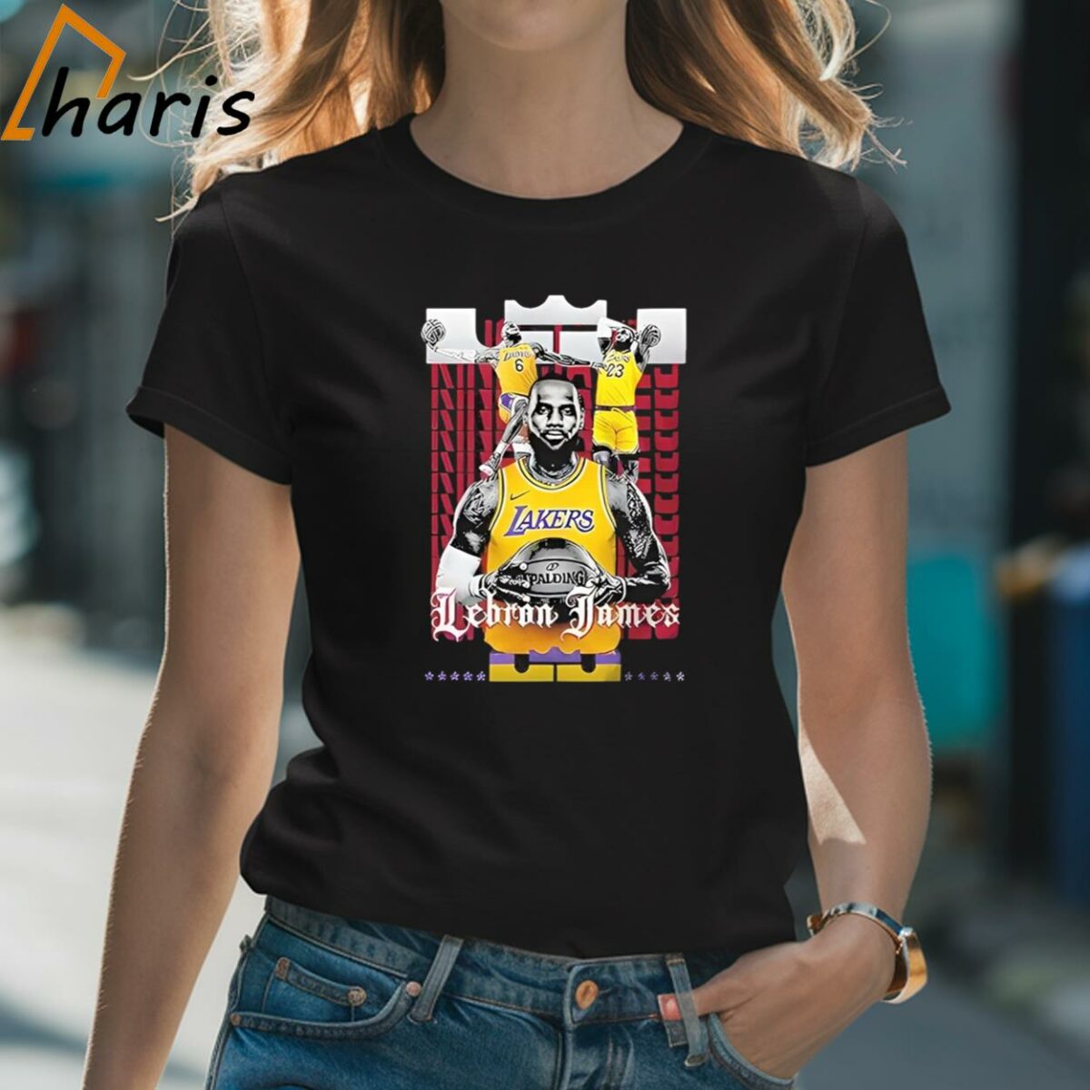 Los Angeles Lakers LeBron James True King Fan T Shirt 2 Shirt