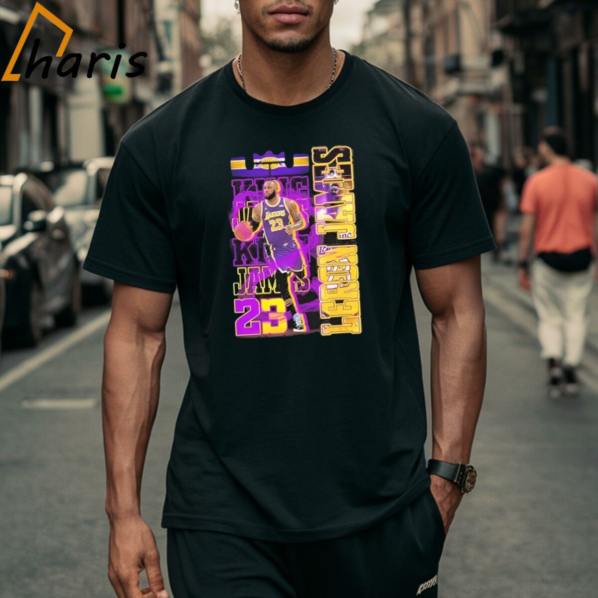 Los Angeles Lakers No 23 LeBron James True King Fan T shirt 2 Shirt