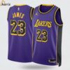 Los Angeles Lakers Statement Edition Mens Jordan NBA Jersey 1 jersey