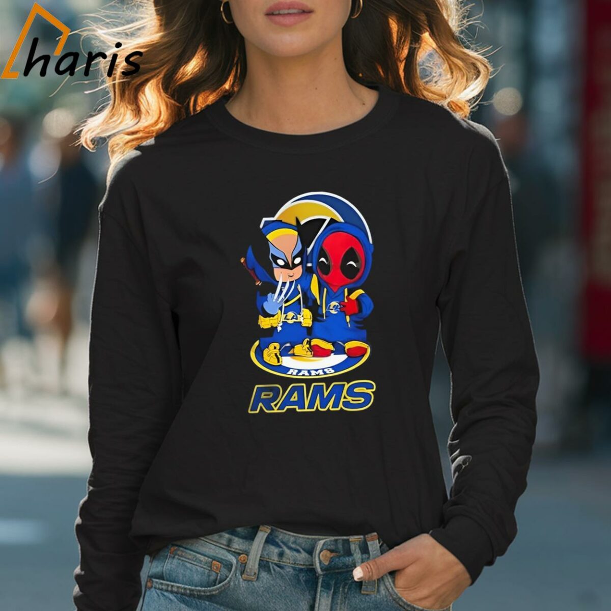 Los Angeles Rams Marvel Wolverine Deadpool True Friends T Shirt 4 Long sleeve shirt