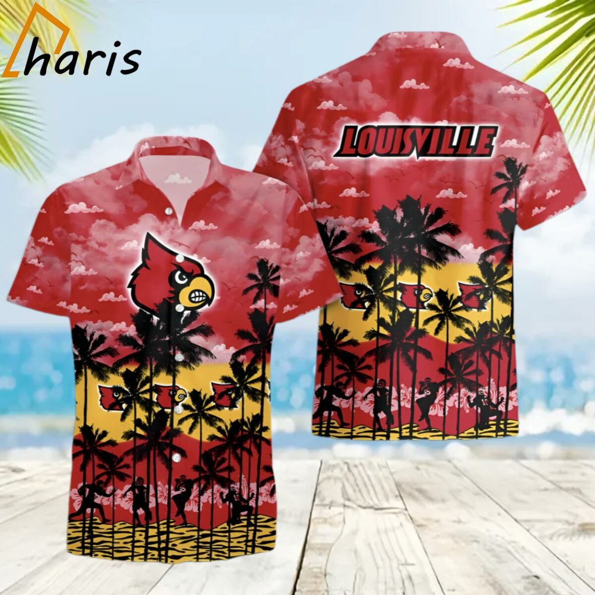 Louisville Cardinals Hawaiian Shirt Great Sports Gifts 2 2
