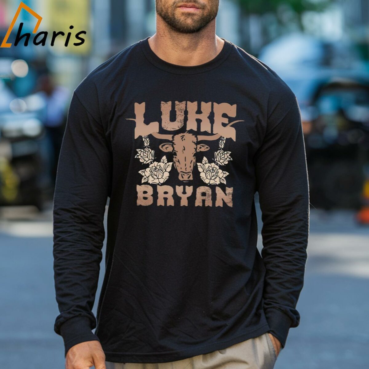 Luke Bryan Bullhead T shirt 3 Long sleeve shirt