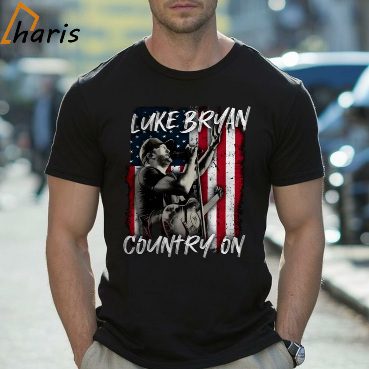 Luke Bryan Country On Tour Black T shirt 2 Shirt