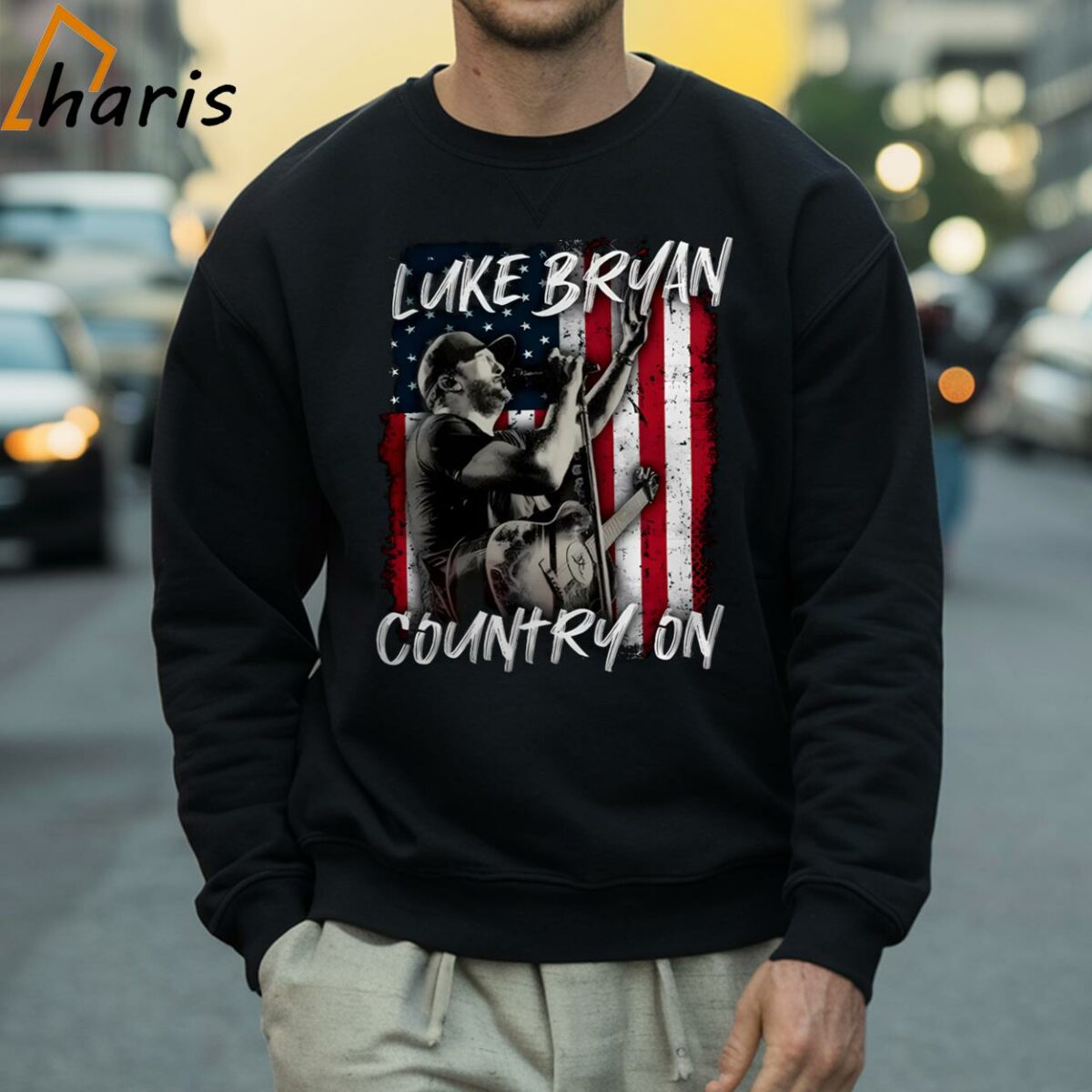 Luke Bryan Country On Tour Black T shirt 4 Sweatshirt