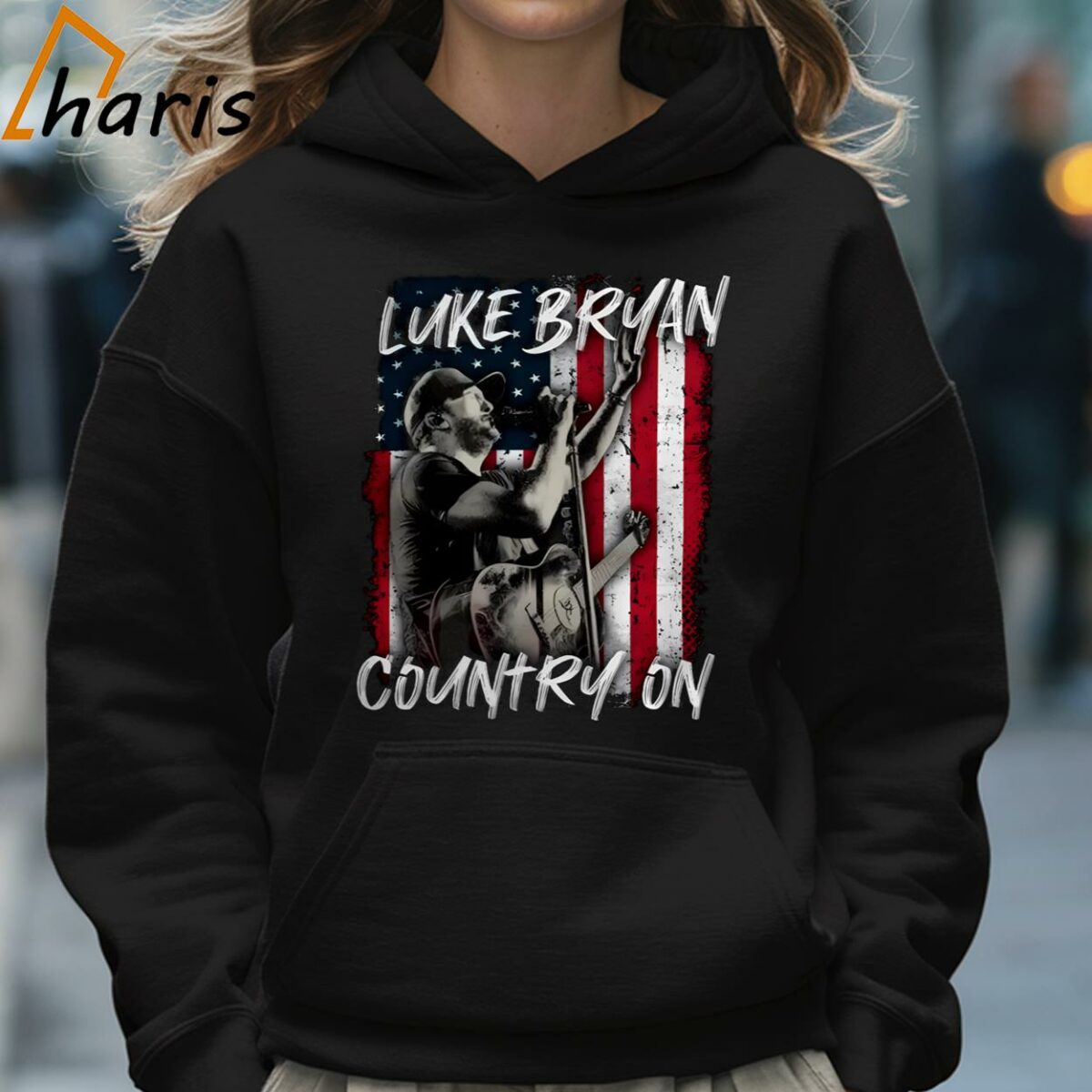 Luke Bryan Country On Tour Black T shirt 5 Hoodie