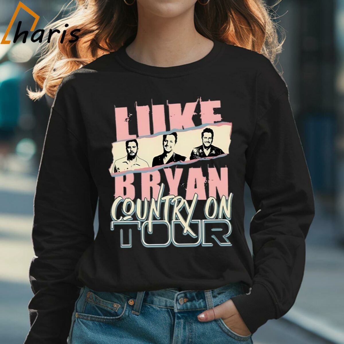 Luke Bryan Country On Tour Vintage Shirt 3 Long sleeve shirt