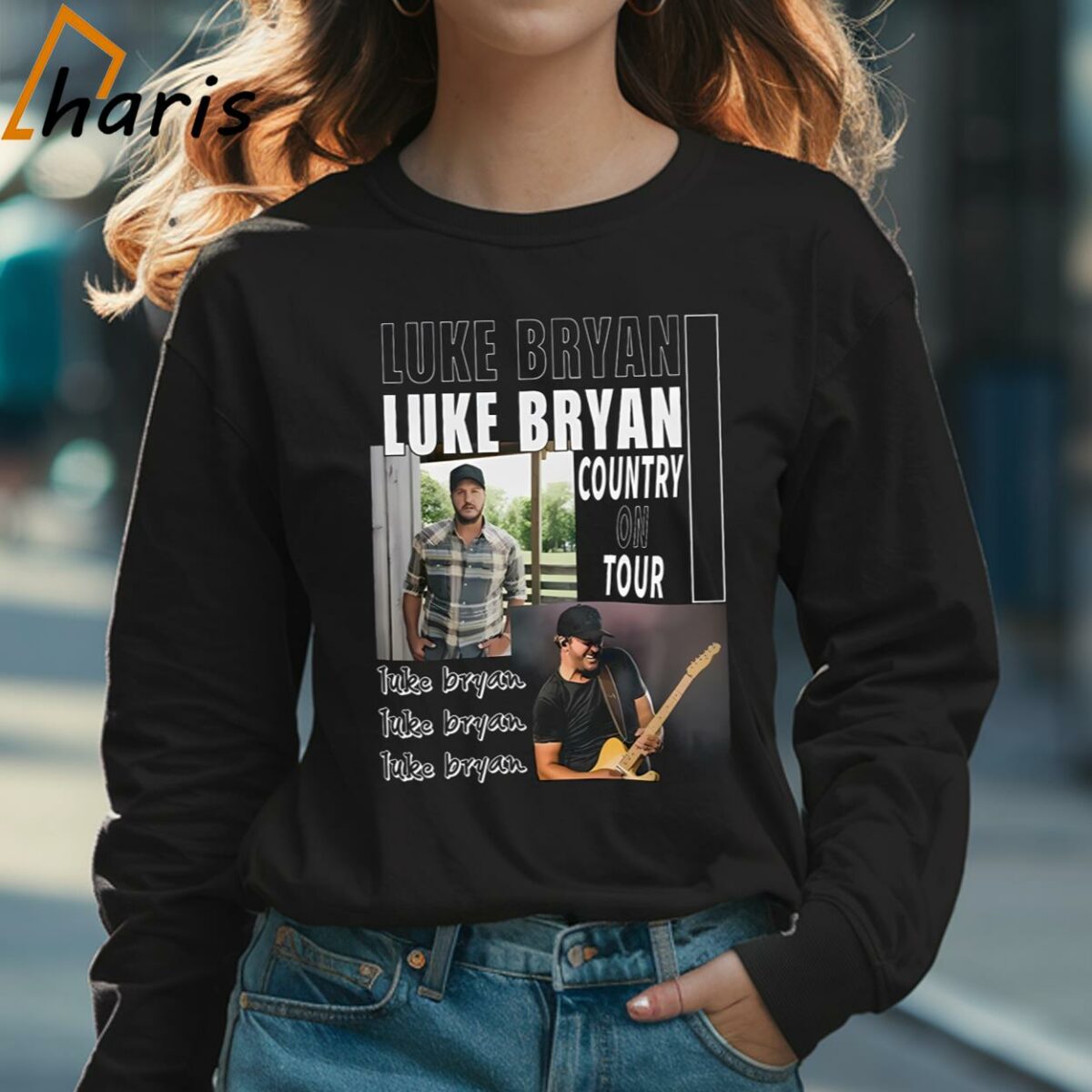 Luke Bryan Music Concert World Tour Shirt 3 Long sleeve shirt