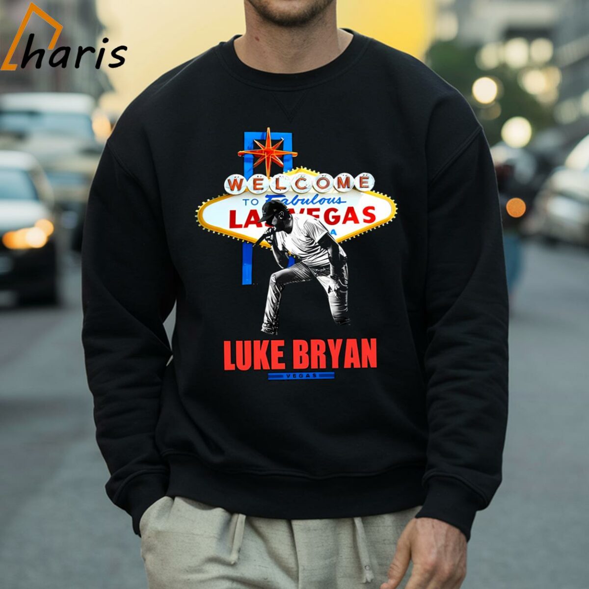 Luke Bryan Welcome To Vegas Shirt 4 Sweatshirt