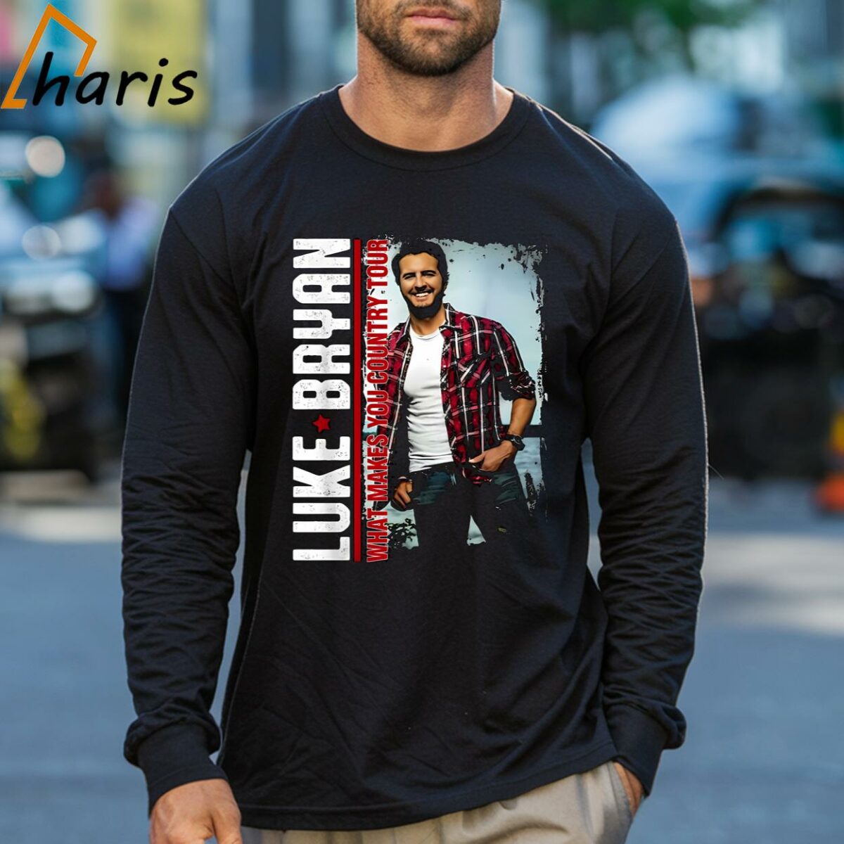 Luke Bryan What Makes You Country Tour T shirt 3 Long sleeve shirt