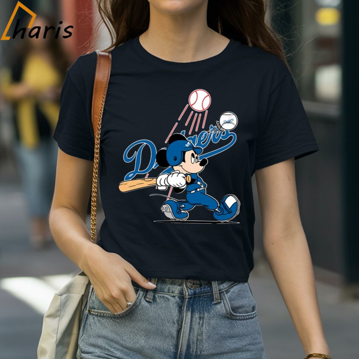 MLB Los Angeles Dodgers Mickey Mouse Player T shirt 2 shirt