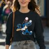 MLB Los Angeles Dodgers Mickey Mouse Player T shirt 4 long sleeve shirt