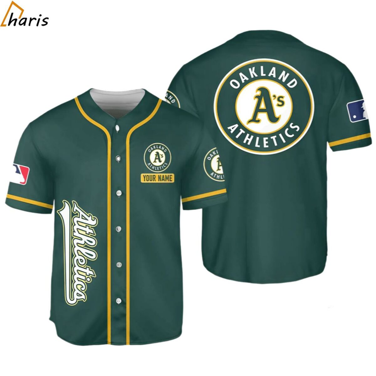 MLB Oakland Athletics Custom Name Baseball Jersey jersey jersey