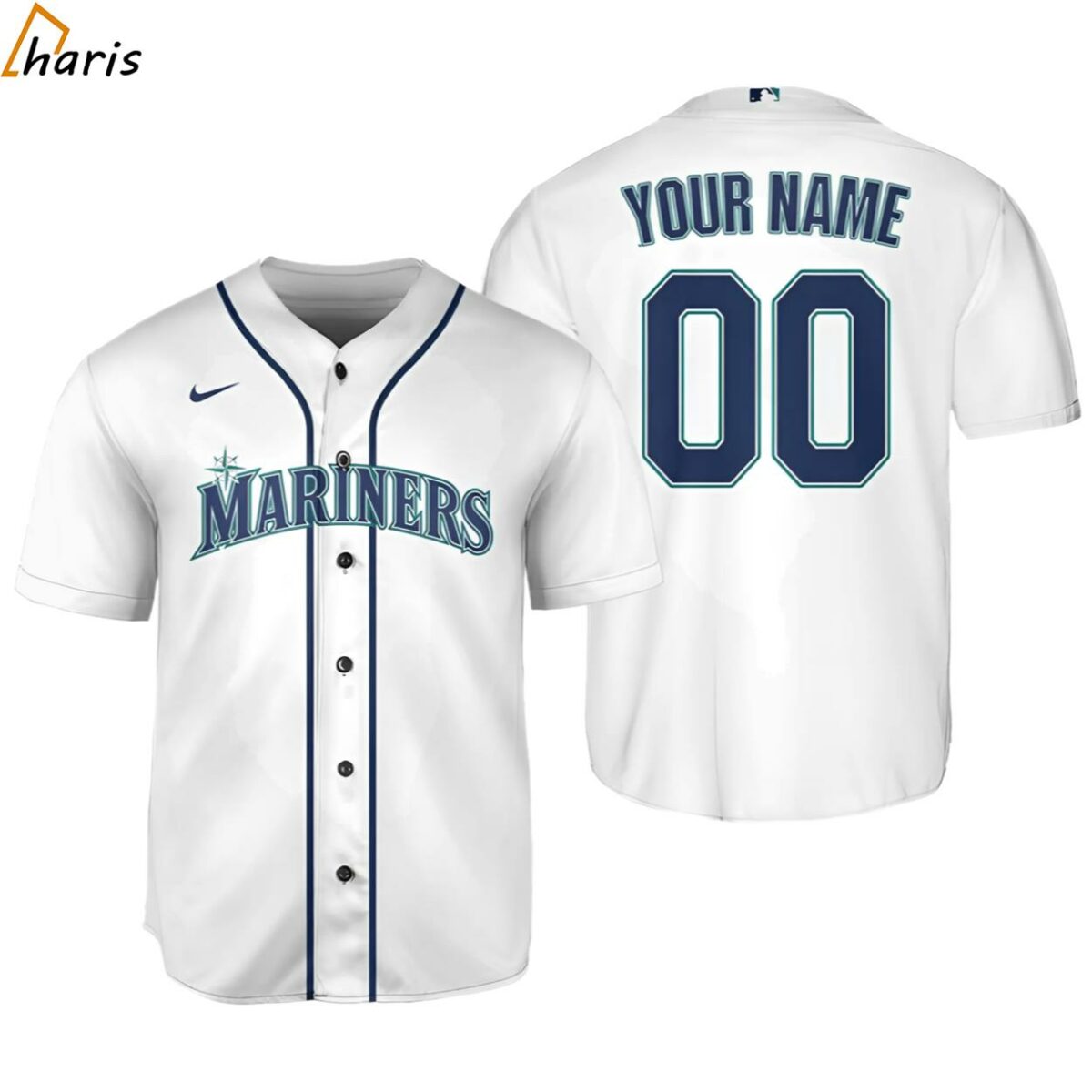 MLB Seattle Mariners Custom Name Number Jersey jersey jersey