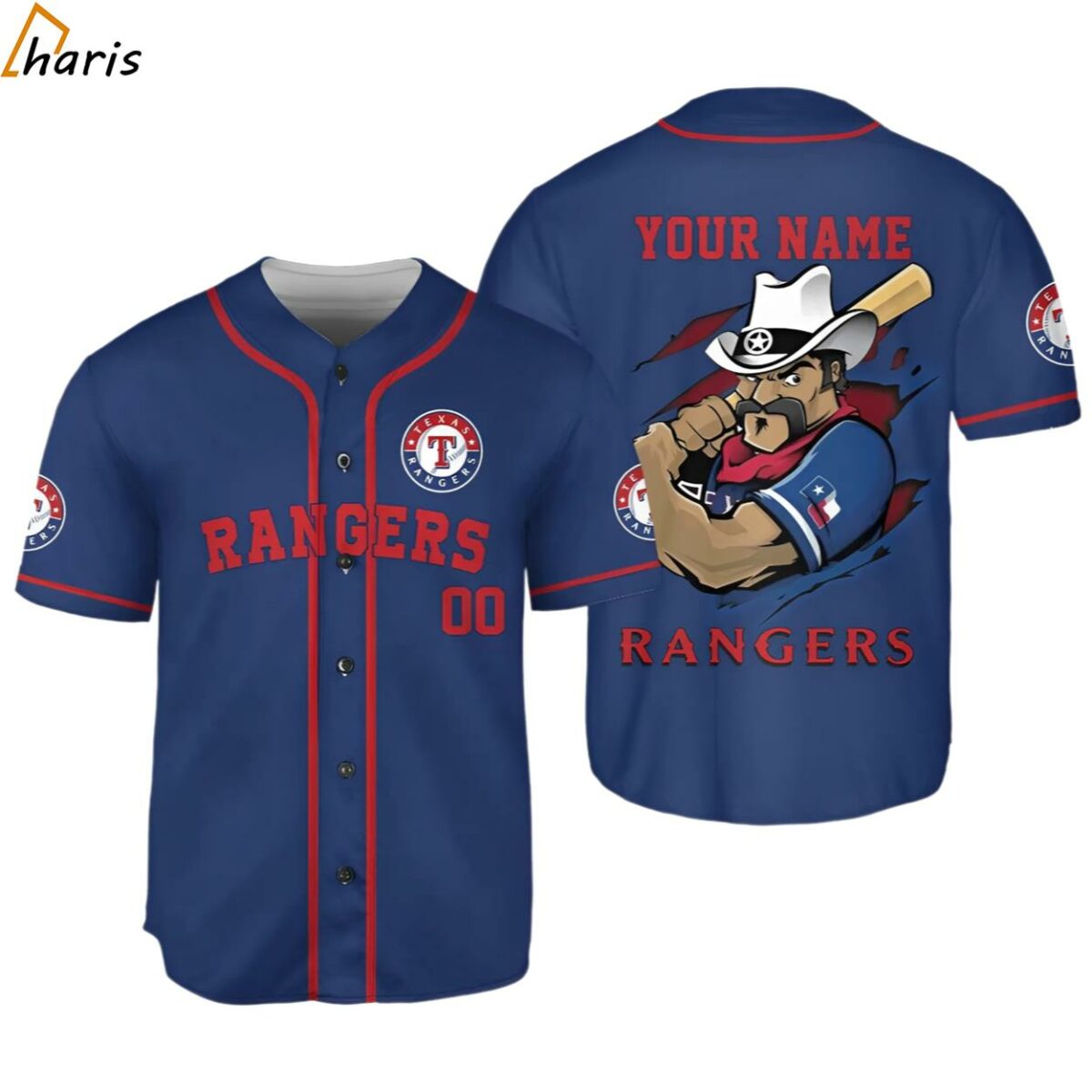 MLB Texas Rangers Custom Name Number Baseball Jersey jersey jersey