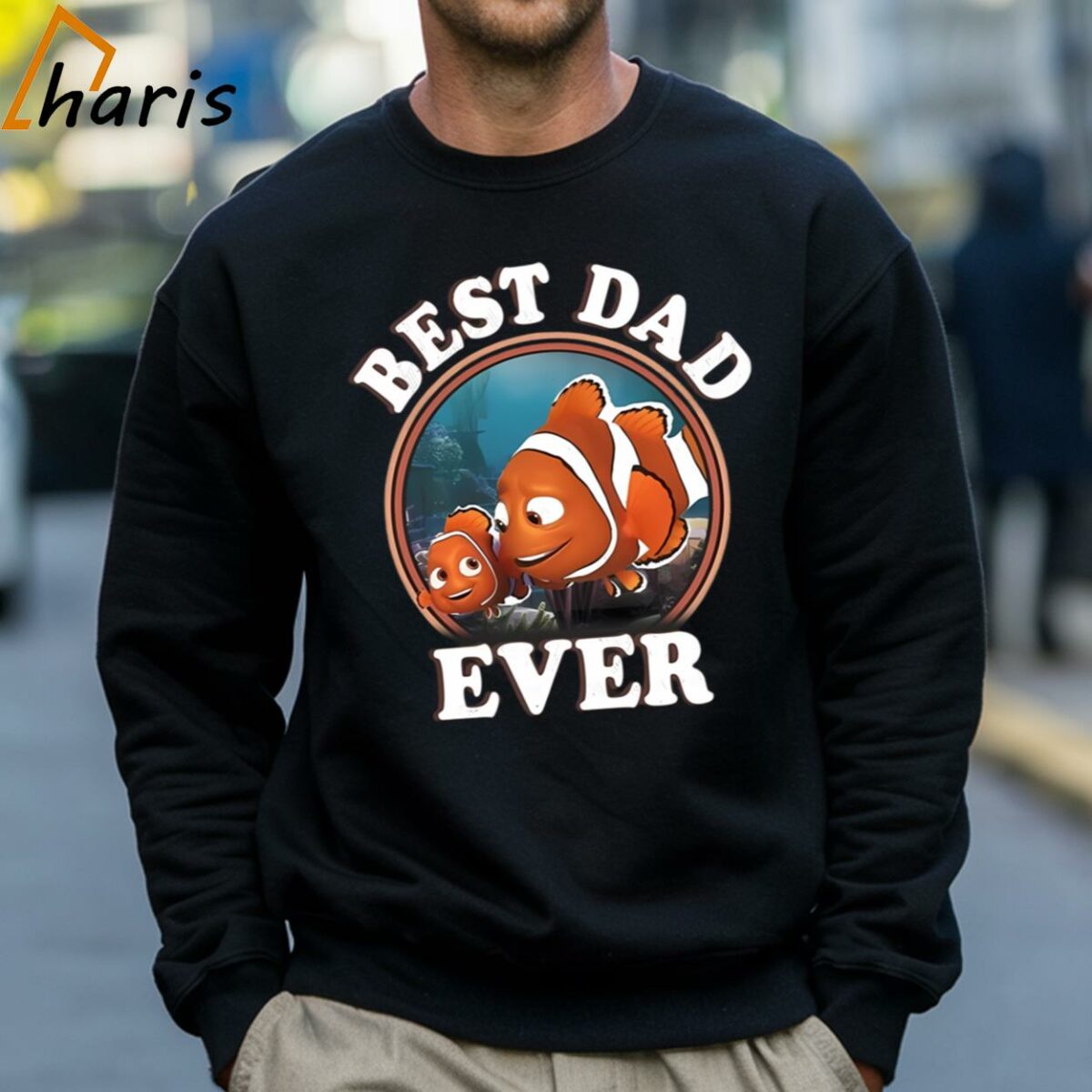 Marlin Best Dad Ever Disney Father Shirt Finding Nemo Characters Day Great 4 Sweatshirt