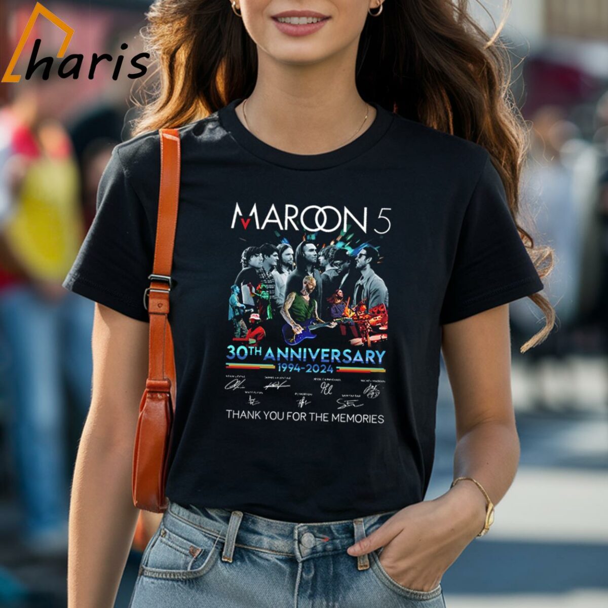 Maroon 5 Band 30 Years 1994 2024 Tour 2024 Unisex T Shirt 1 Shirt