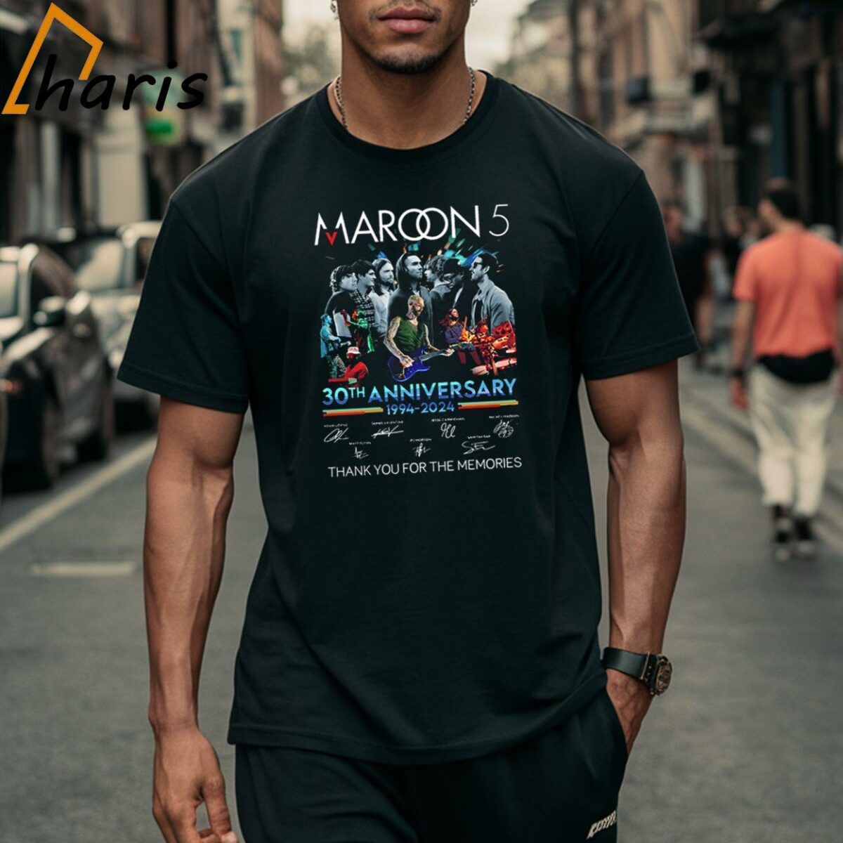 Maroon 5 Band 30 Years 1994 2024 Tour 2024 Unisex T Shirt 2 Shirt