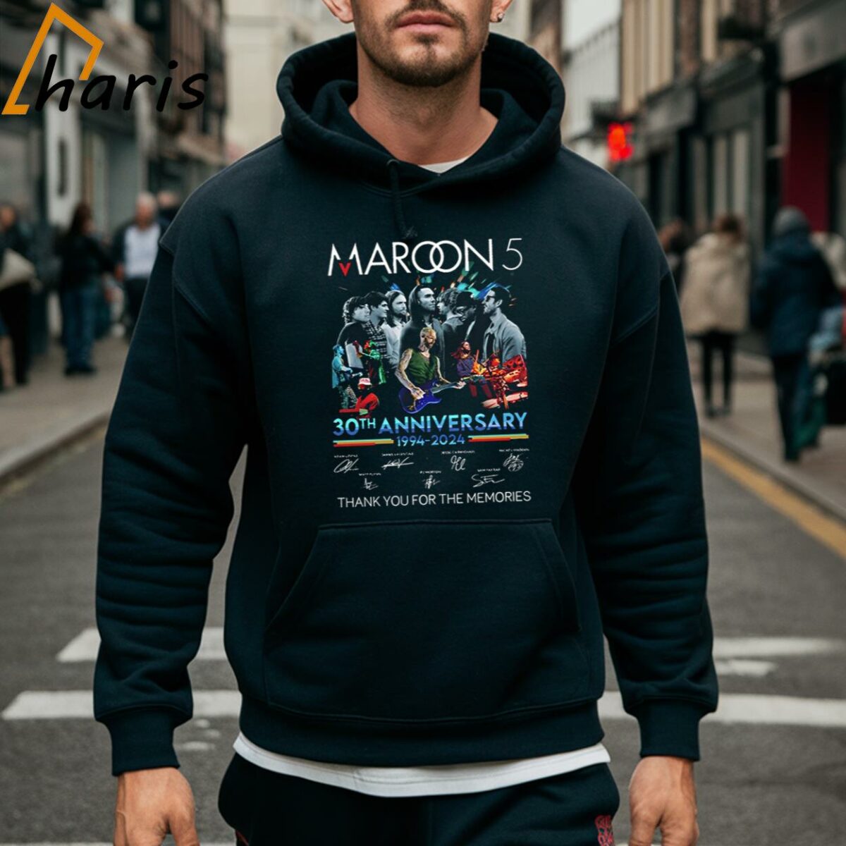 Maroon 5 Band 30 Years 1994 2024 Tour 2024 Unisex T Shirt 5 Hoodie