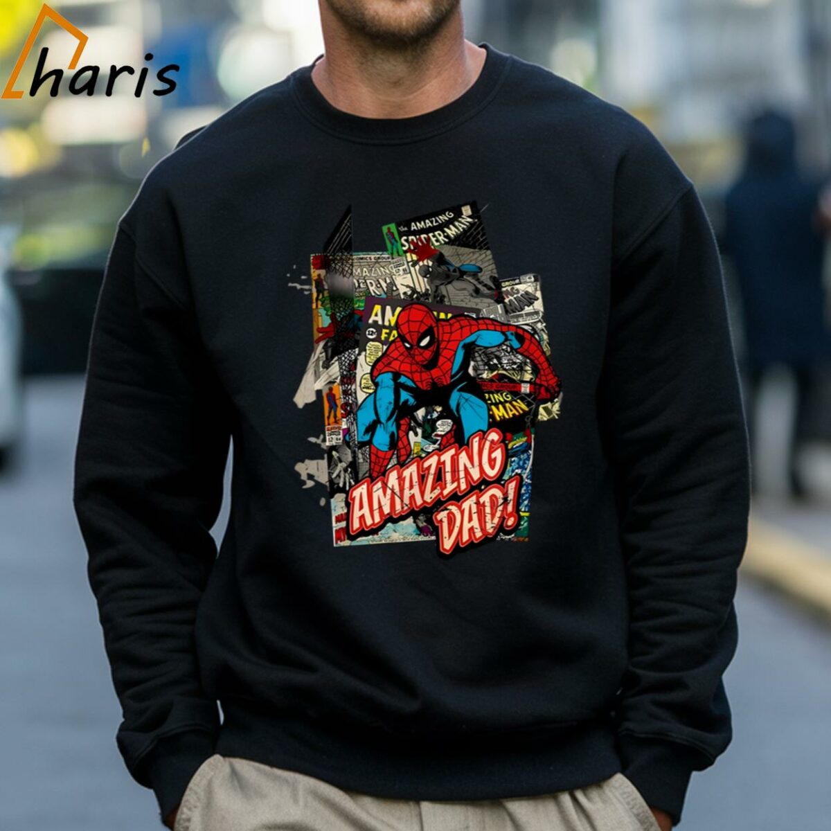 Marvel Spider Man Amazing Dad Shirt 4 Sweatshirt
