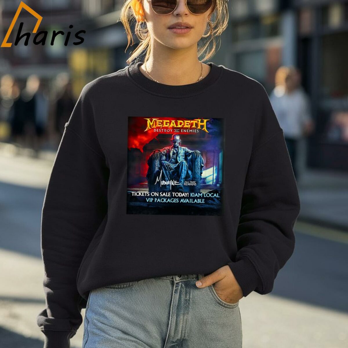 Megadeth Destroy Anemies Music 2024 T Shirt 4 Sweatshirt