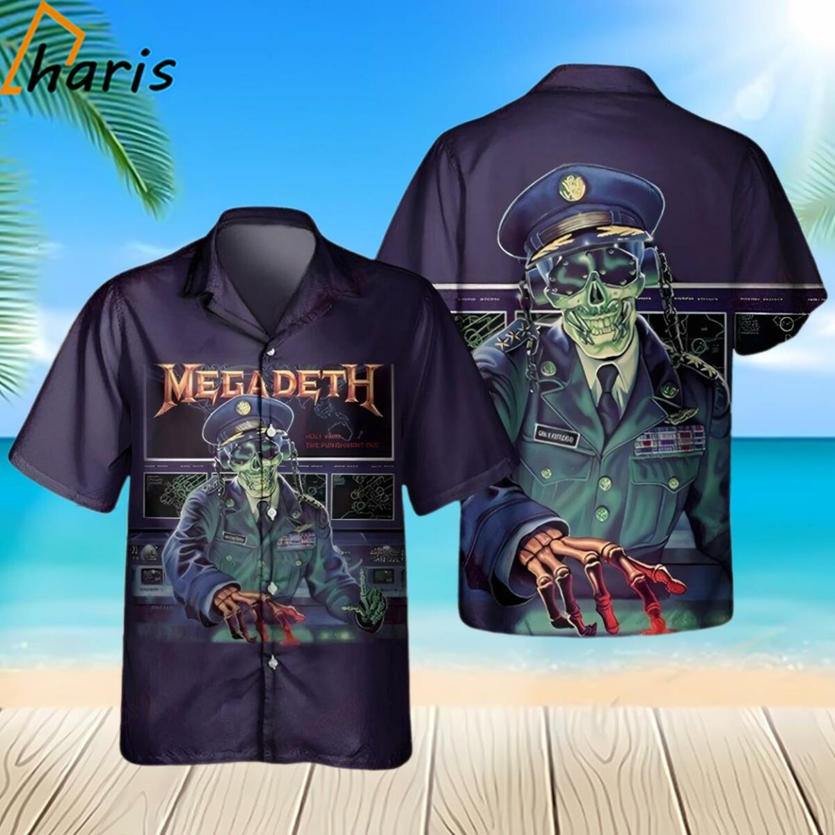 Megadeth Holy Wars The Punishment Due Music Hawaiian Shirt 2 2
