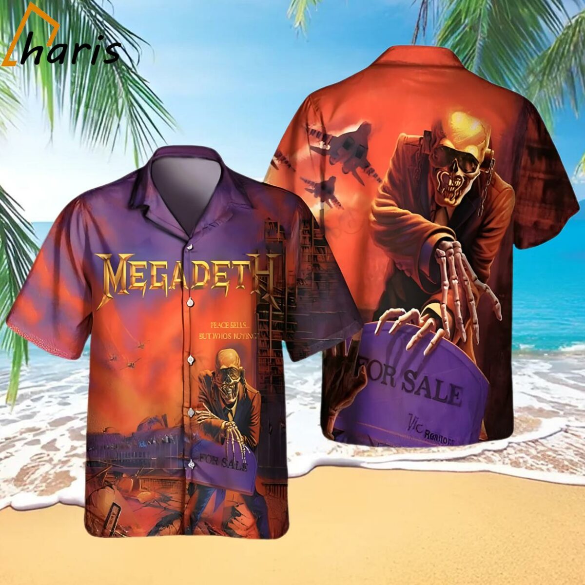 Megadeth Peace Sells But Whos Buying 1986 Music Hawaiian Shirt 1 1