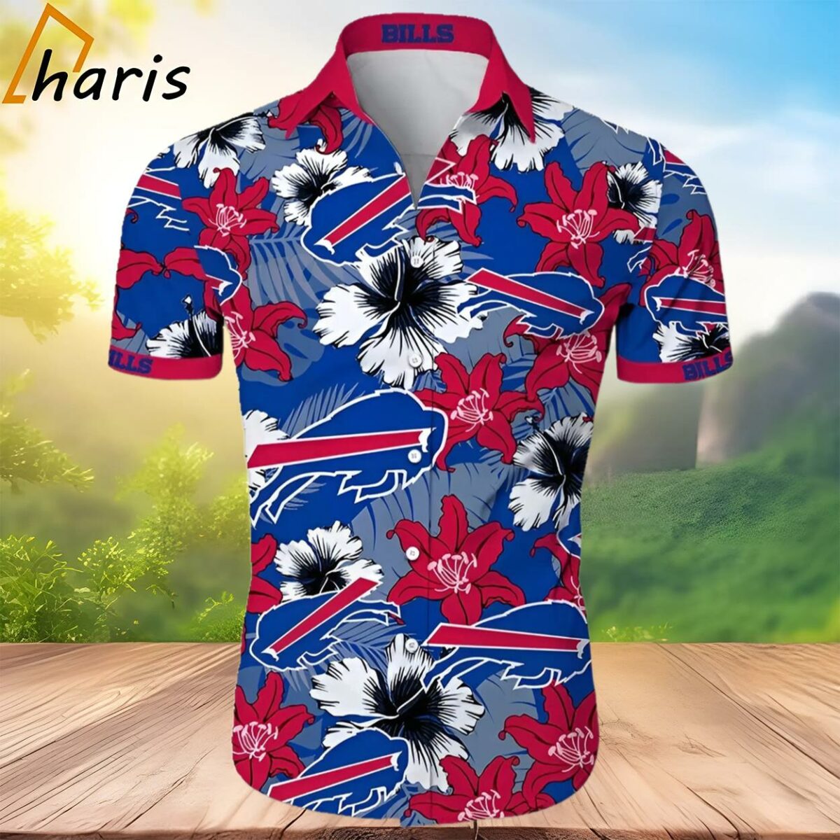 Men's Buffalo Bills No1 Hawaiian Shirt 2 3