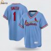 Mens Nike Ozzie Smith Light Blue StLouis Cardinals Road Cooperstown Collection Player Jersey 1 jersey