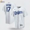 Mens Nike Shohei Ohtani White Los Angeles Dodgers Home Replica Player Jersey 1 jersey