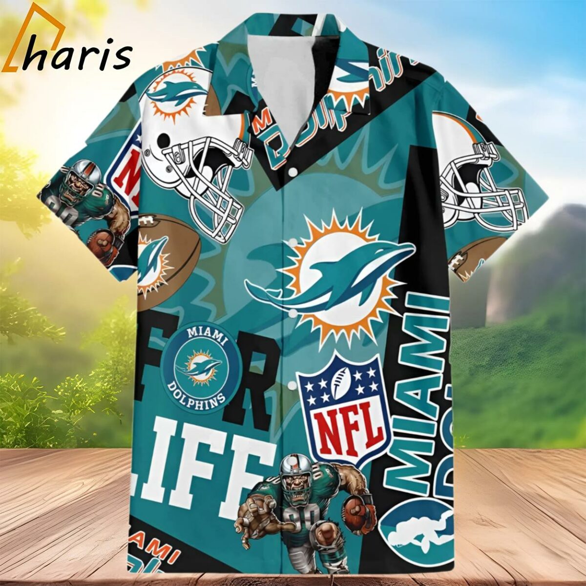 Miami Dolphins NFL Summer Hawaiian Shirt 2 3