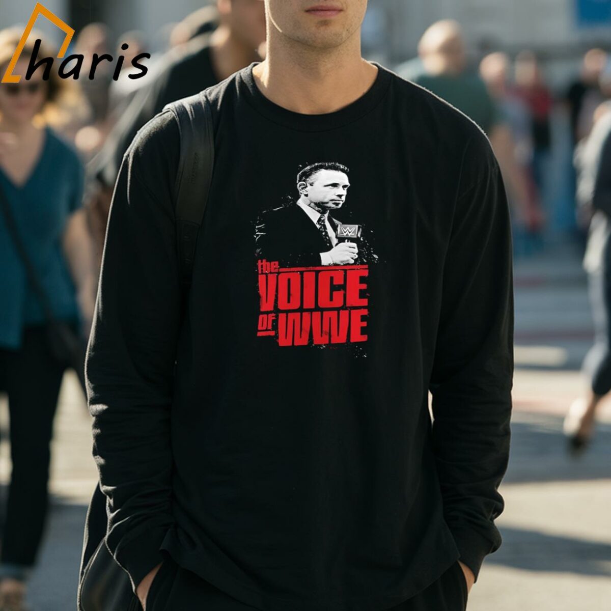 Michael Cole The Voice Of WWE Photo T shirt 3 Long Sleeve Shirt