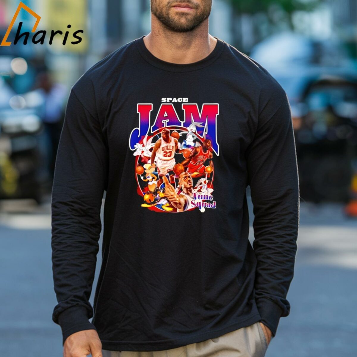 Michael Jordan Space Jam Tune Squad Shirt 3 Long sleeve shirt