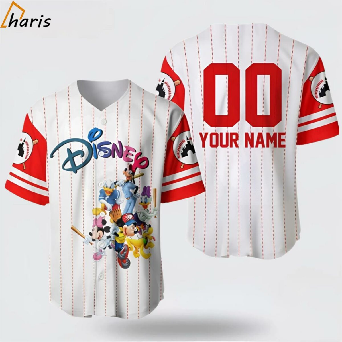 Mickey Mouse And Friends Baseball Jersey 1 jersey