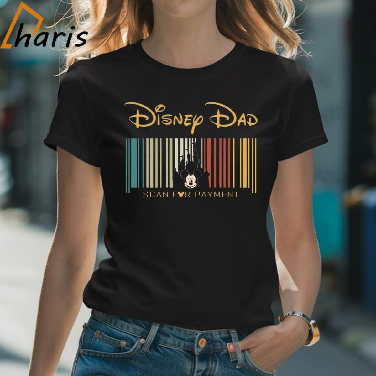 Mickey Mouse Scan For Payment Disney Dad Shirt 2 Shirt