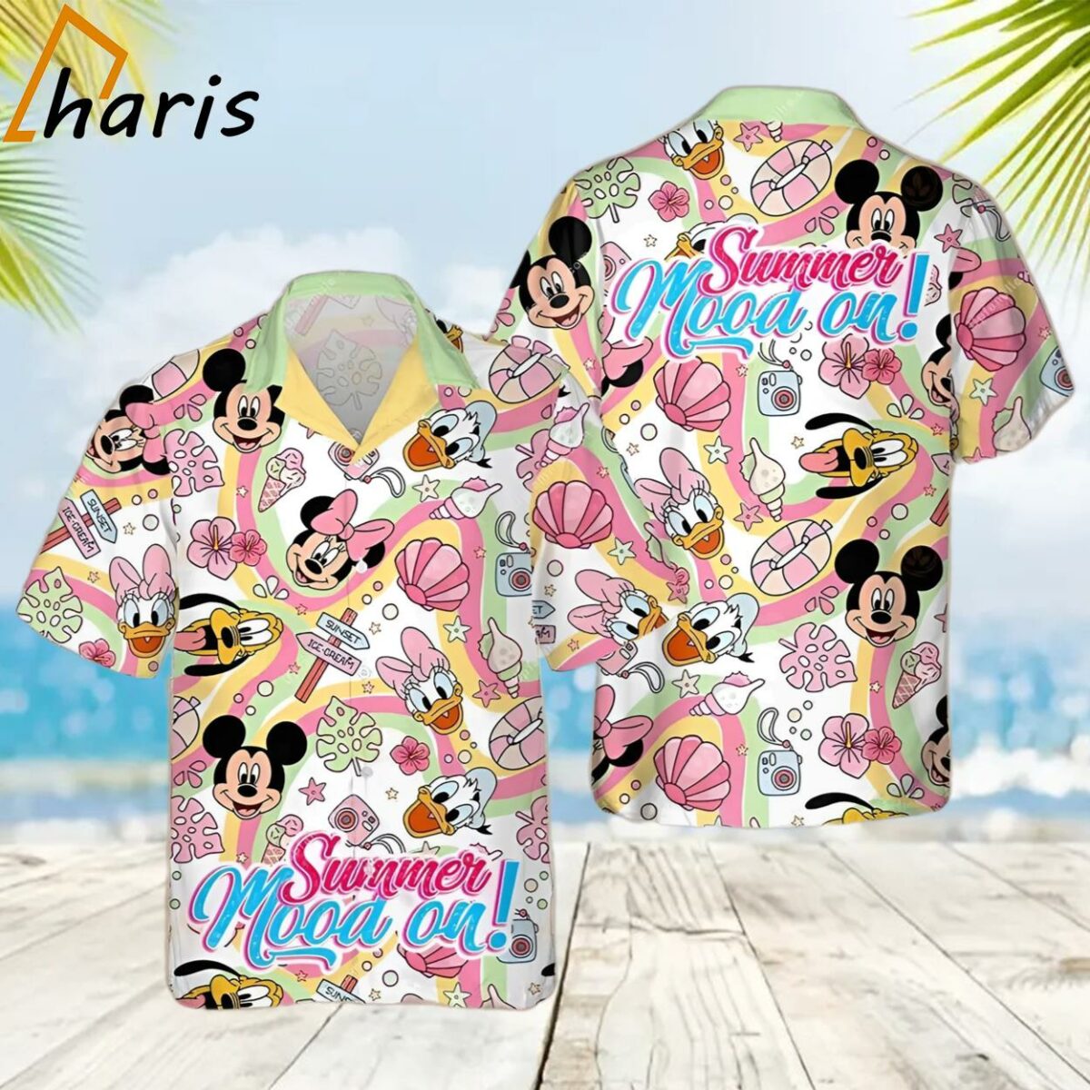 Mickey Mouse Summer Mood On Hawaiian Shirt 2 2