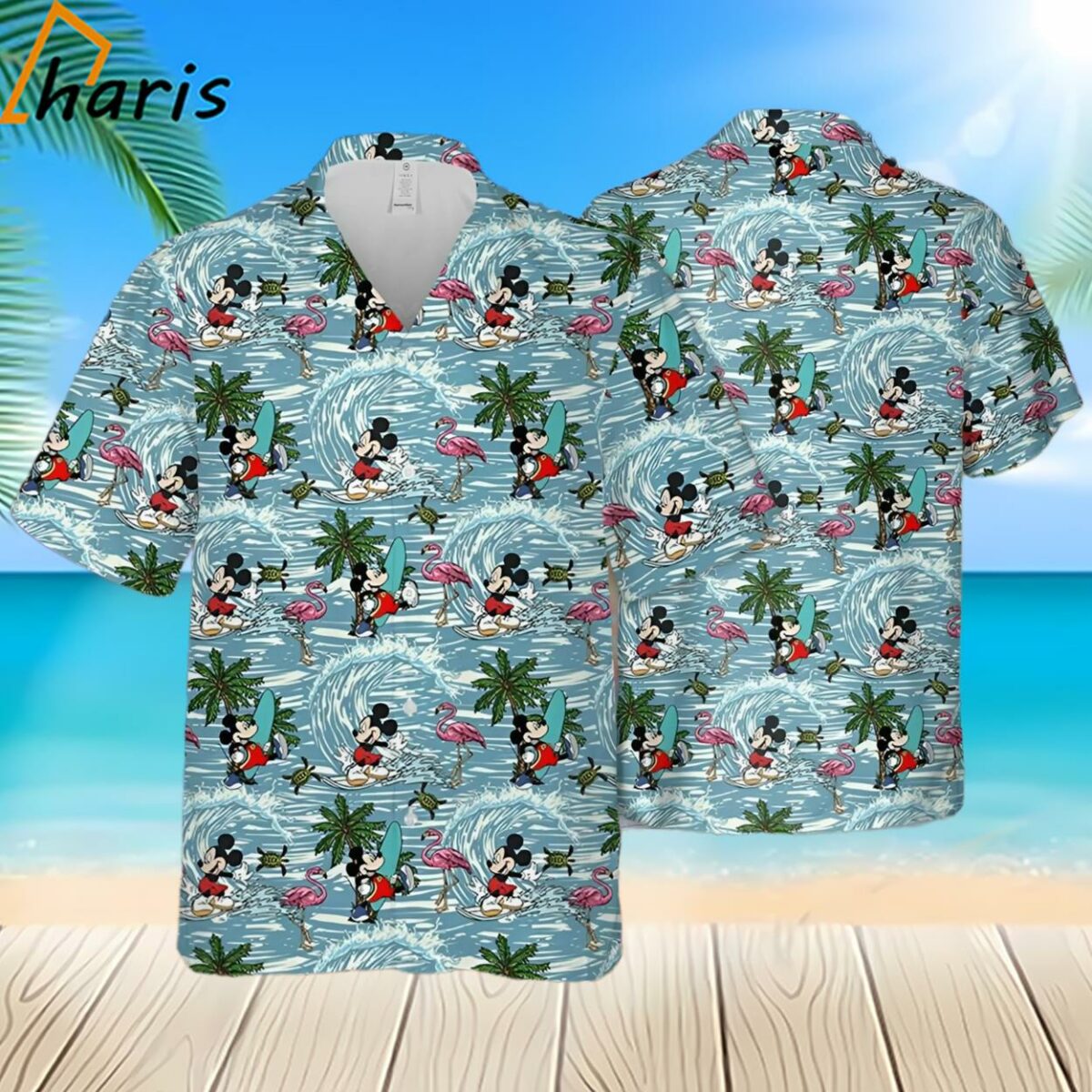 Mickey Mouse Surfing Trending Hawaiian Shirt 2 2