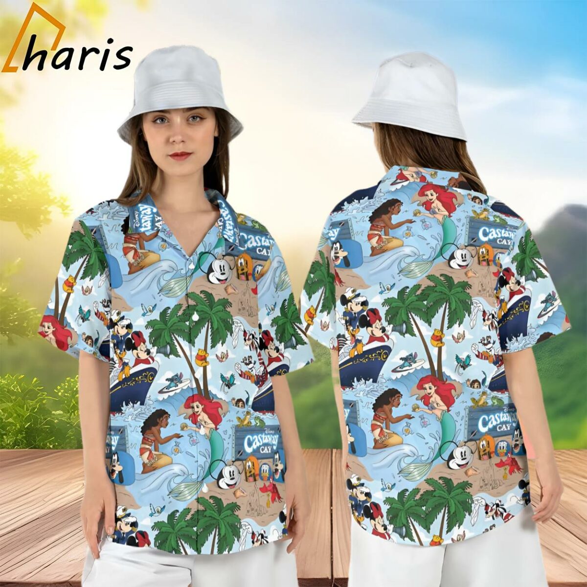 Mickey and Friends Summer Beach Hawaiian Shirt 2 3