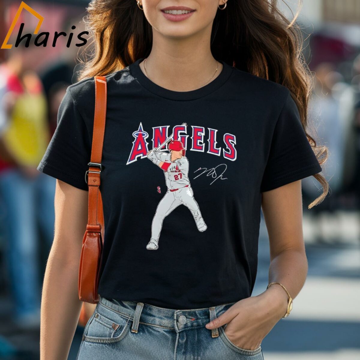Mike Trout Los Angeles Angels Player Swing Signature Shirt 1 Shirt
