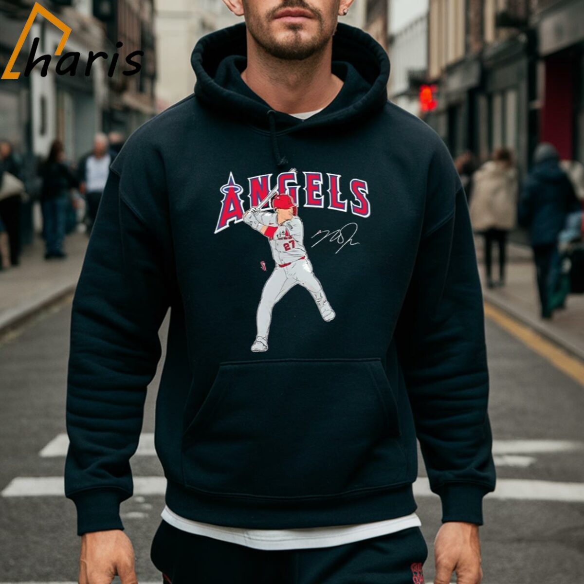 Mike Trout Los Angeles Angels Player Swing Signature Shirt 5 Hoodie
