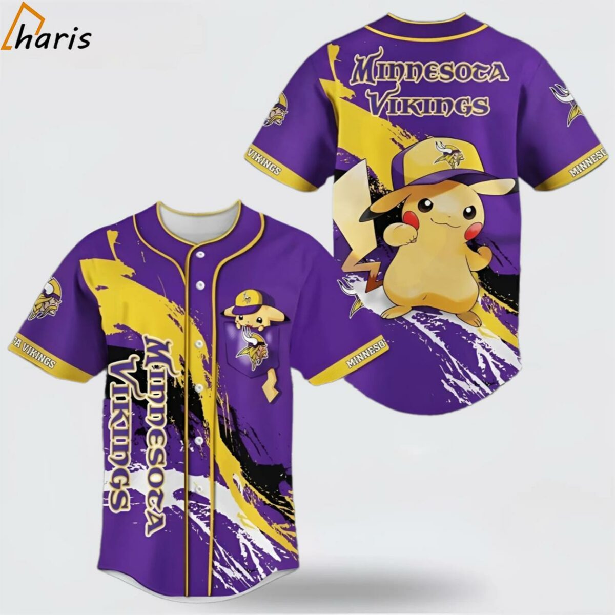 Minnesota Viking NFL Custom Baseball Jersey 1 jersey