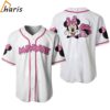 Minnie Mouse White Pink Disney Baseball Jersey Shirt jersey jersey